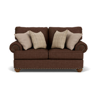 Patterson - Fabric Loveseat, Nailhead Trim