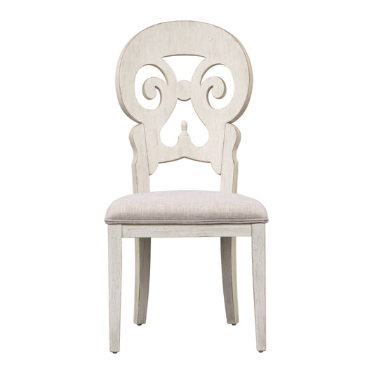 Farmhouse Reimagined - Splat Back Side Chair - White