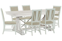 Heron Cove - Extendable Trestle Dining Table Set