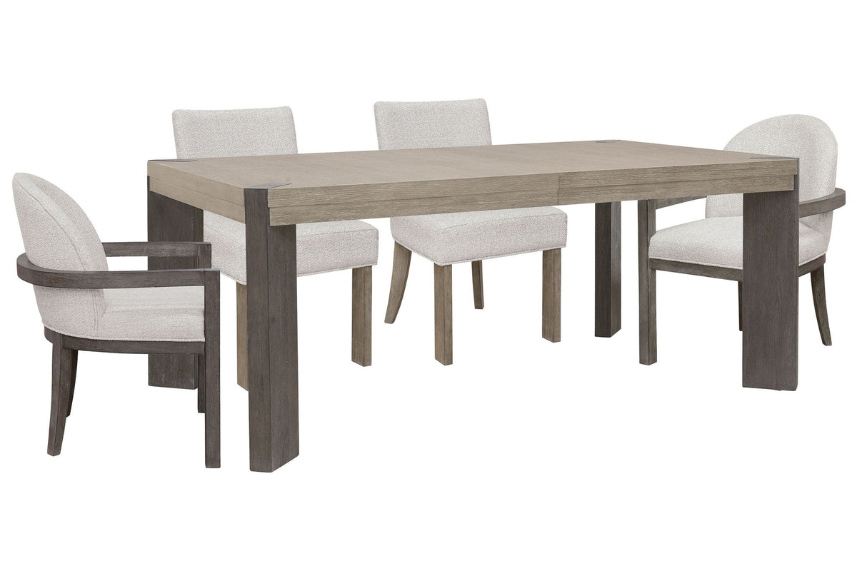 Anderson Park - Leg Dining Table Set With Klismos Chairs