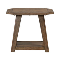 Carolina Park - Octagonal End Table - Brown