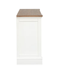 Kingston - Credenza - Whisper White And Cerused Nutmeg