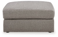 Lindon - Oversized Accent Ottoman - Smoke