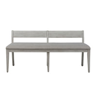 Farmhouse Reimagined - Upholstered Bench - White