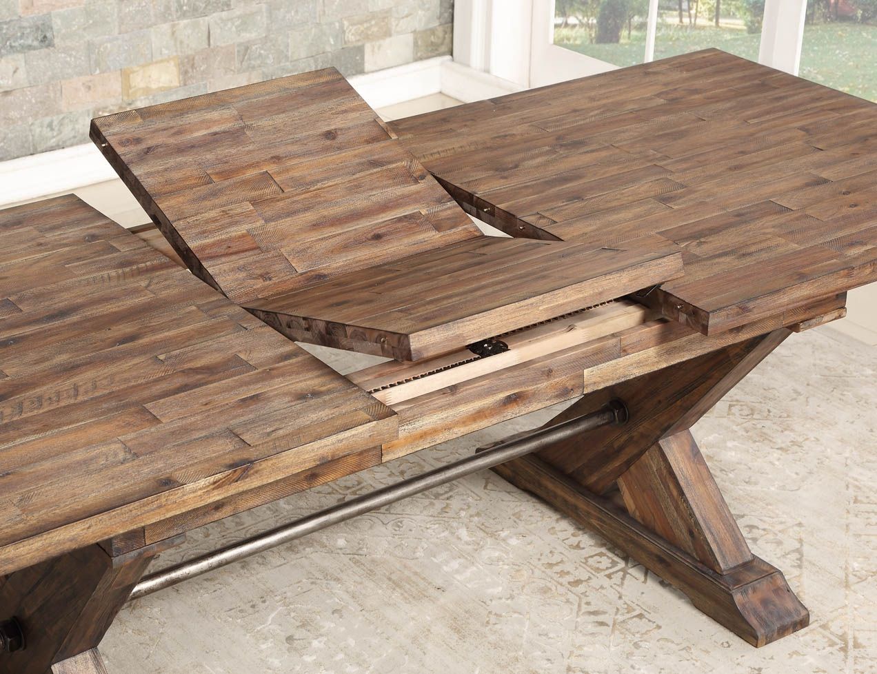 D00526 - Dining Table - Dark Brown