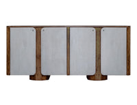 Nashville - 4 Door TV Stand/Console - Brown / Gray