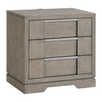 Kelis - 4 Piece Bedroom Set With Queen Panel Bed And LED - Gray