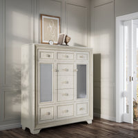 Camila - 9 Drawer Door Chest - Natural