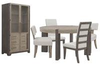 Anderson Park - Round Dining Table Set With Kilsmos Chairs