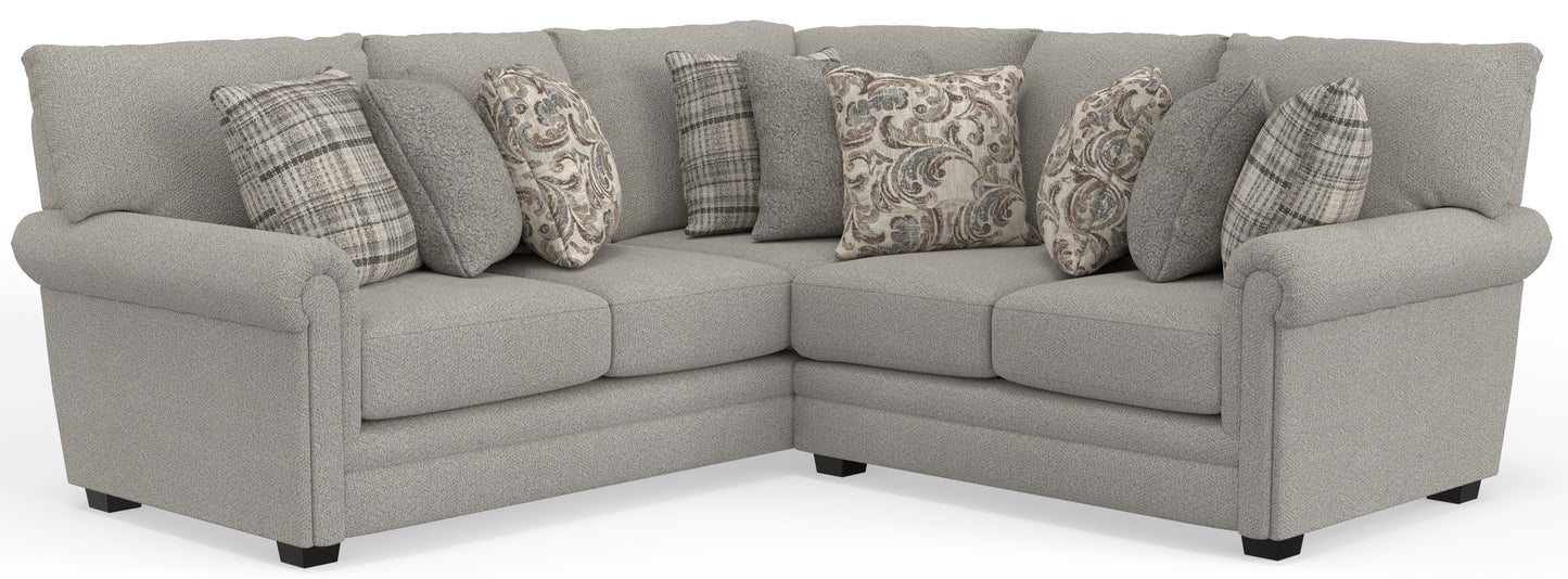 Livingston - Sectional With Comfort Coil Seating And Accent Pillows