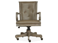 Tinley Park - Fully Upholstered Swivel Chair - Dove Tail Gray