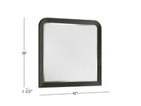 Keaton - Portrait Mirror - Black