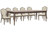 Saddle Creek - Extendable Leg Dining Table Set