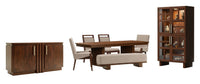 Reena - Extendable Trestle Dining Table Set