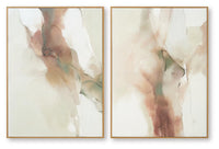 Brettwarth - Wall Art Set (Set of 2) - Green / Blue / Yellow