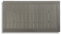 Visola - RECT Dining Table w/Umb OPT - Gray