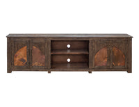 Blackburn - TV Stand - Charred Brown