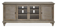 Calistoga - Rustic Entertainment Wall - Dovetail Gray