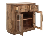 Balam - Server With 2 Drawer & 2 Glass Door - Light Brown