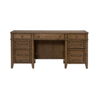Carolina Park - Jr Executive Credenza - Brown