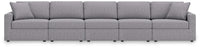 Modmax - Straight Sectional - Granite