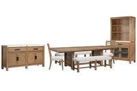 Plum Creek - Trestle Dining Table Set