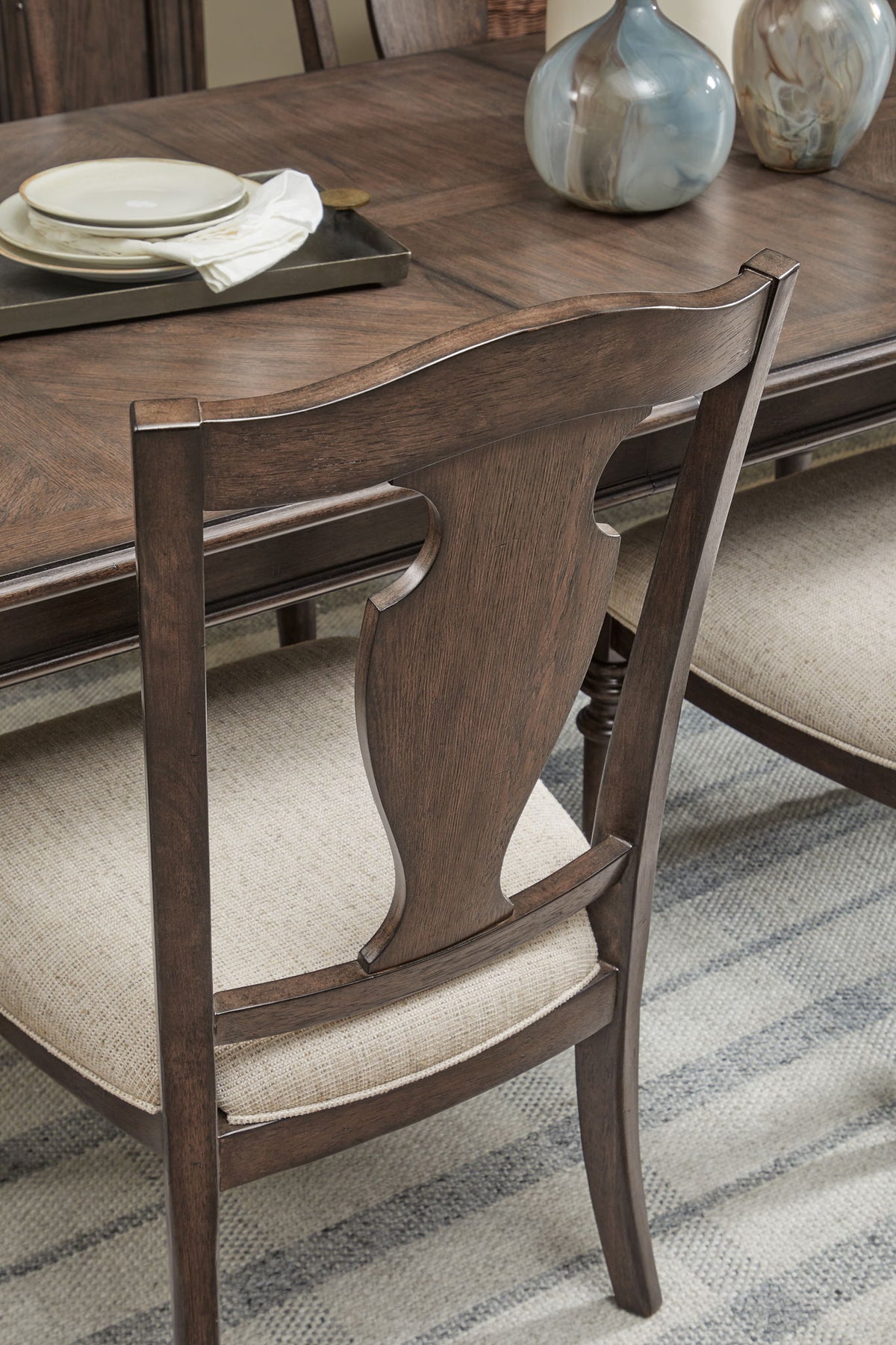 Saddle Creek - Wood Back Side Chair (Set of 2) - Timber Brown