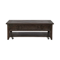 Paradise Valley - Rectangular Cocktail Table - Saddle Brown