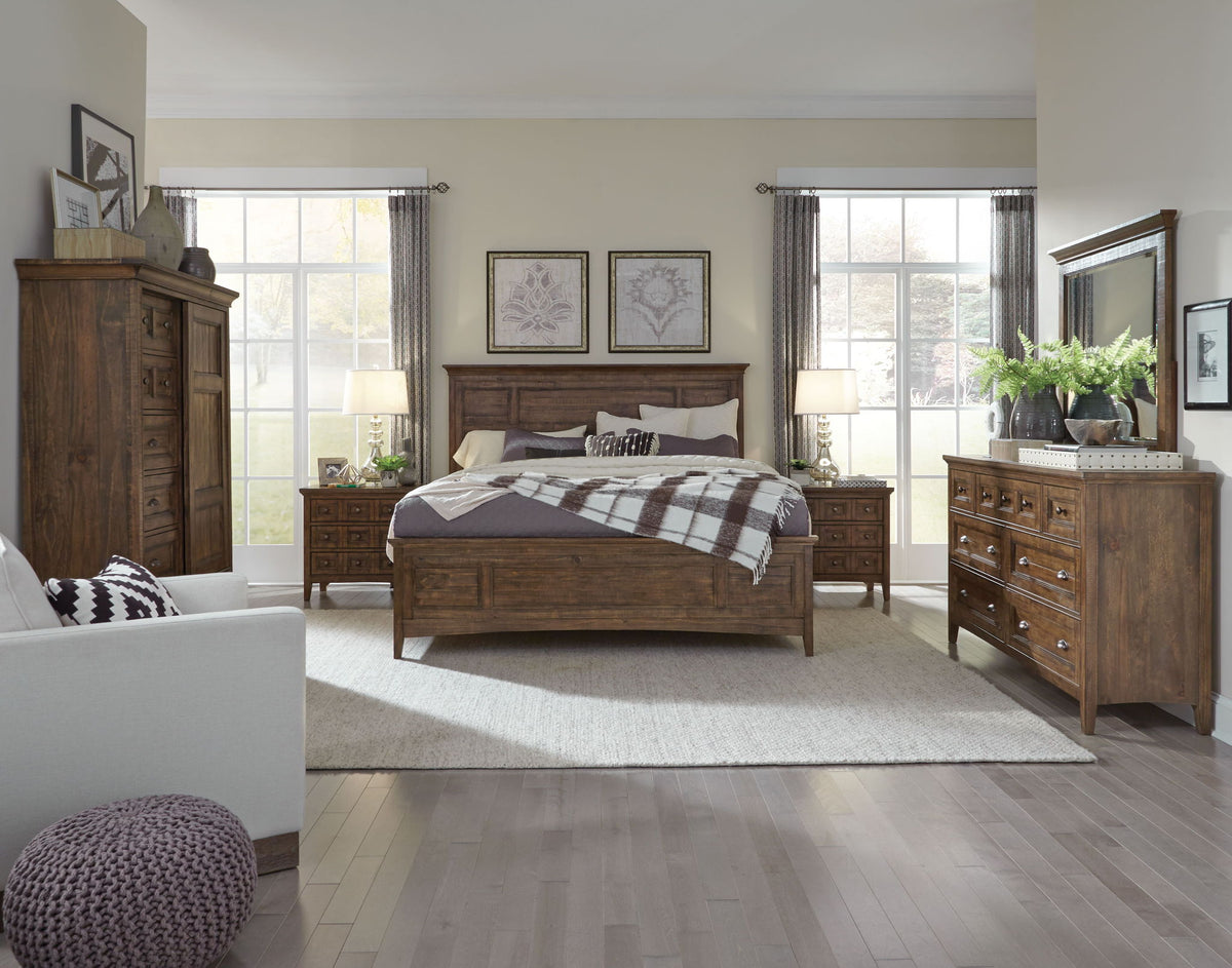 Bay Creek - Landscape Mirror - Toasted Nutmeg