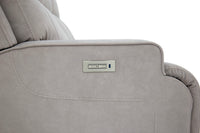 Ashbee - Power Sofa With Power Recline, Power Headrest, Zero Gravity And 3" Footrest Extension