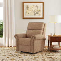 Bernard - Power Recliner With Power Headrest & Lumbar With Nailhed Trim