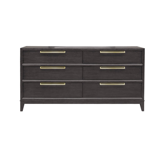 Quincy - 6-Drawer Dresser - Black