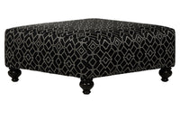 Cumberland - Cocktail Ottoman - Onyx