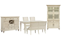 Newport - 6 Piece Extendable Rectangular Dining Table Set