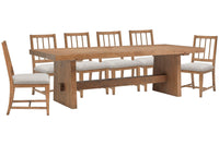 Lindon - Trestle Dining Table Set