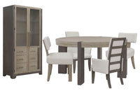 Anderson Park - Round Dining Table Set With Kilsmos Chairs