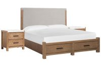 Plum Creek - Upholstered Panel Storage Bedroom Set
