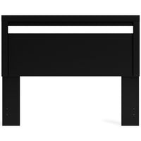 Finch - Queen Panel Headboard - Black