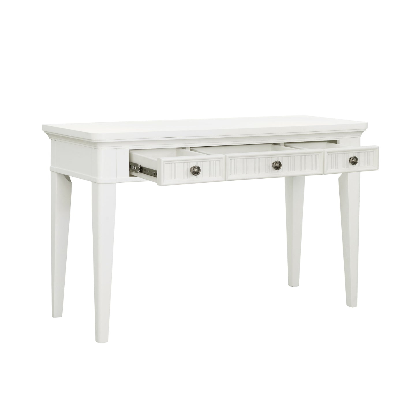 Savannah - 3-Drawer Desk - White Finish - White