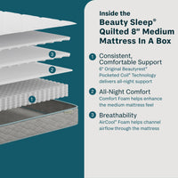 Soothing Nights - 8" Medium Mattress In A Box