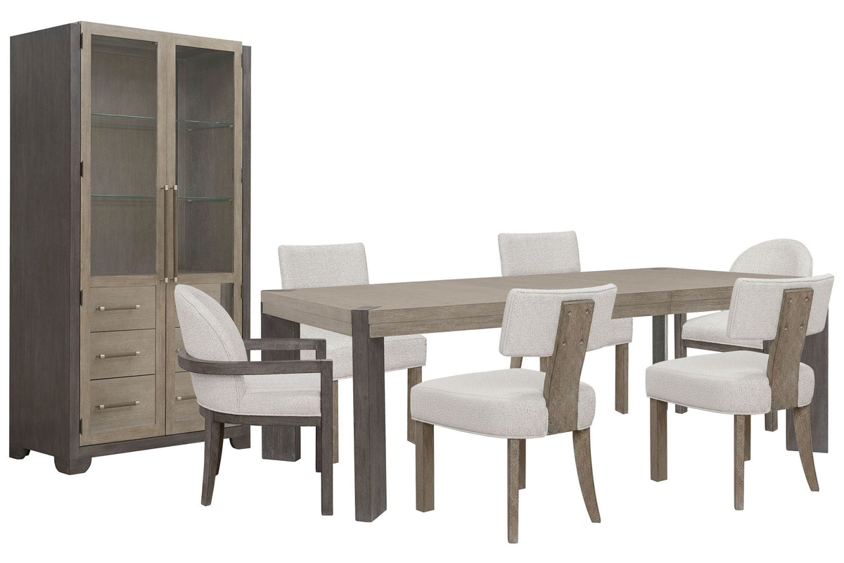 Anderson Park - Leg Dining Table Set With Klismos Chairs
