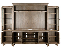 Calistoga - Rustic Entertainment Wall - Dovetail Gray