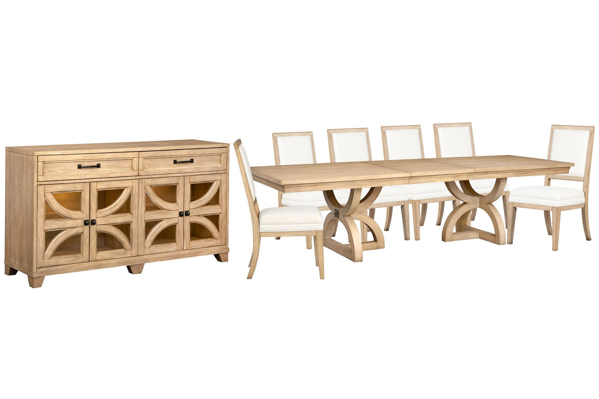 Coventry - Extendable Trestle Dining Table Set