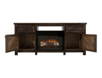 Dutton - TV Stand For Electric Fireplace - Rookwood Brown