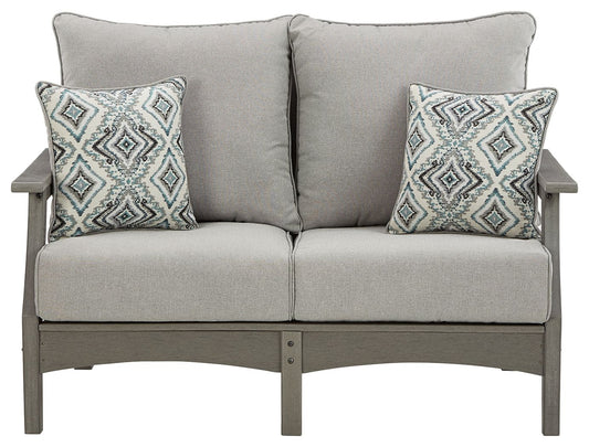 Visola - Gray - Loveseat w/Cushion