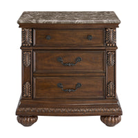Cadenza - Nightstand With USB-C - Brown