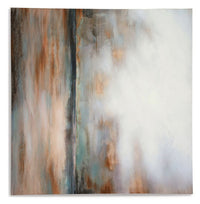 Weatheridge - Grey / Gold - Wall Art