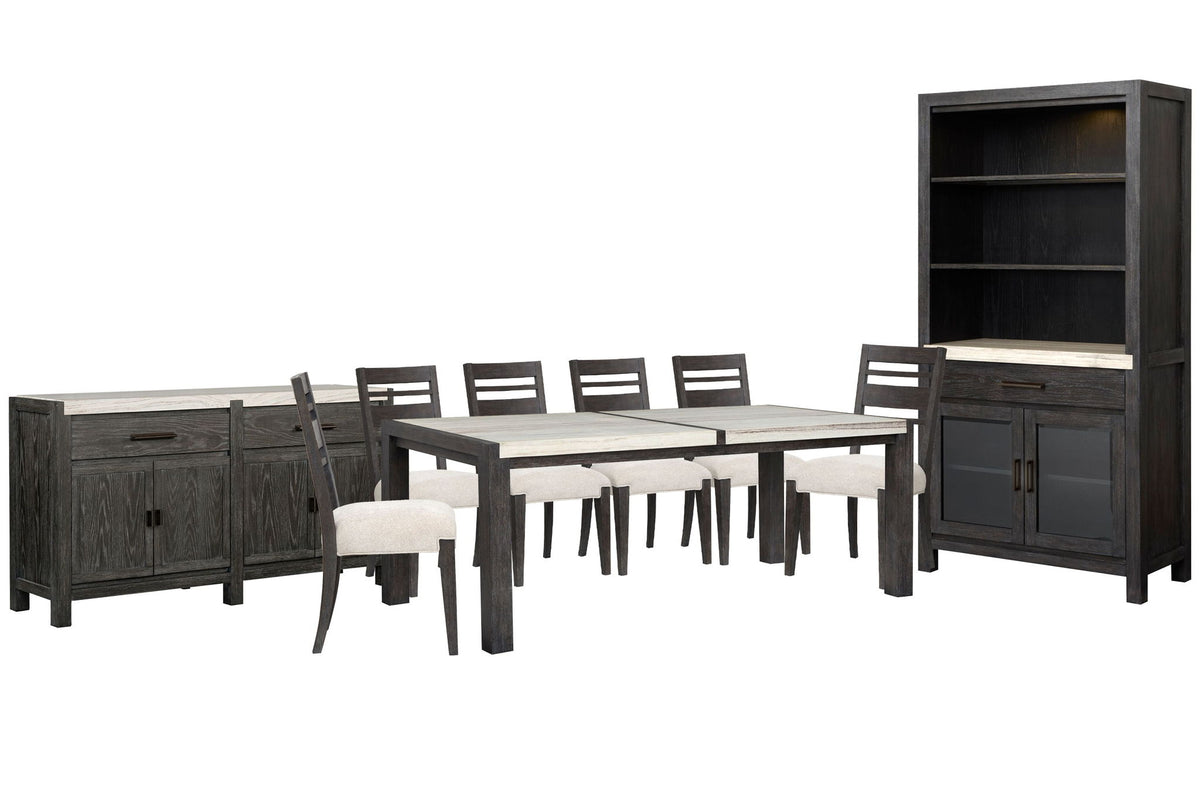 Plum Creek - 9 Piece Rectangular Dining Table Set