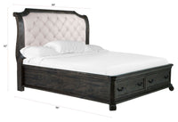 Bellamy - Complete Sleigh Storage Bed