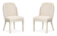 Lorelei - Upholstered Host Chair (Set of 2) - Misty Cloud